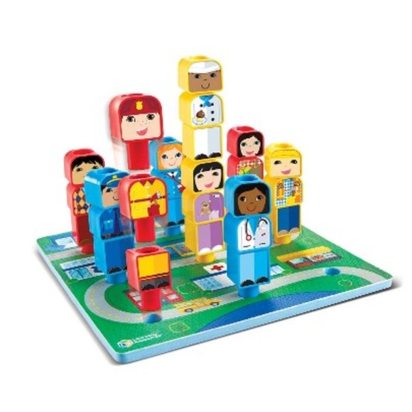 Learning Resources Other - Ages 2+ 28PC set Learning Resources Peg Friends Around the Town